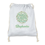 Happy New Year Drawstring Backpack - Sweatshirt Fleece - Double Sided (Personalized)