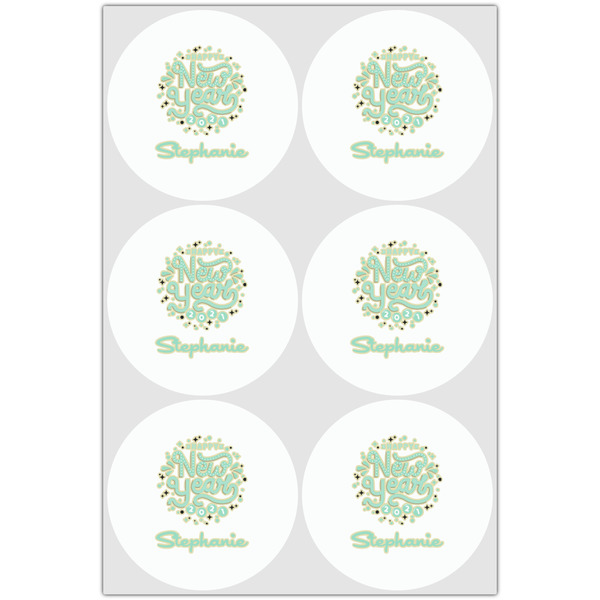 Happy New Year Drink Topper - Large - Set of 6