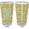 Happy New Year Pint Glass - Full Color - Front & Back Views