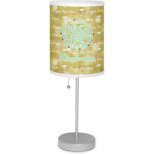 Custom Happy New Year 7" Drum Lamp with Shade Polyester (Personalized)
