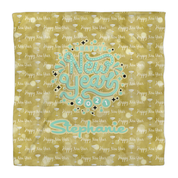 Happy New Year Duvet Cover - Queen - Front