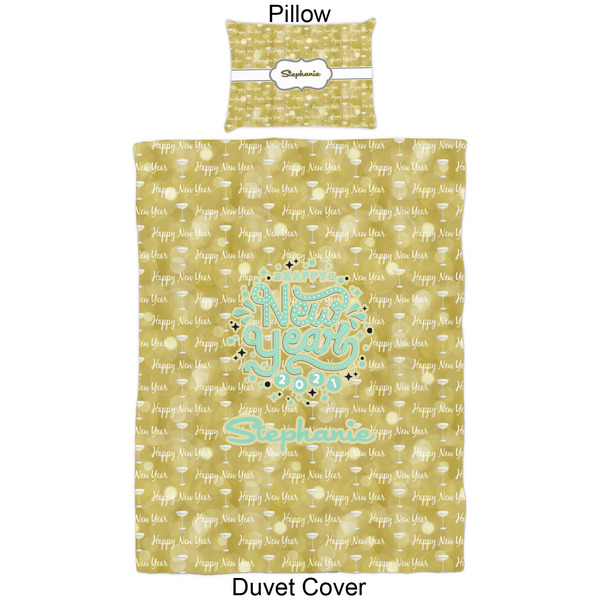 Happy New Year Duvet Cover Set - Twin - Approval