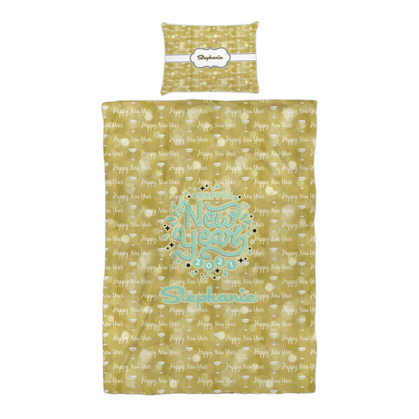 Happy New Year Duvet Cover Set - Twin XL - Alt Approval