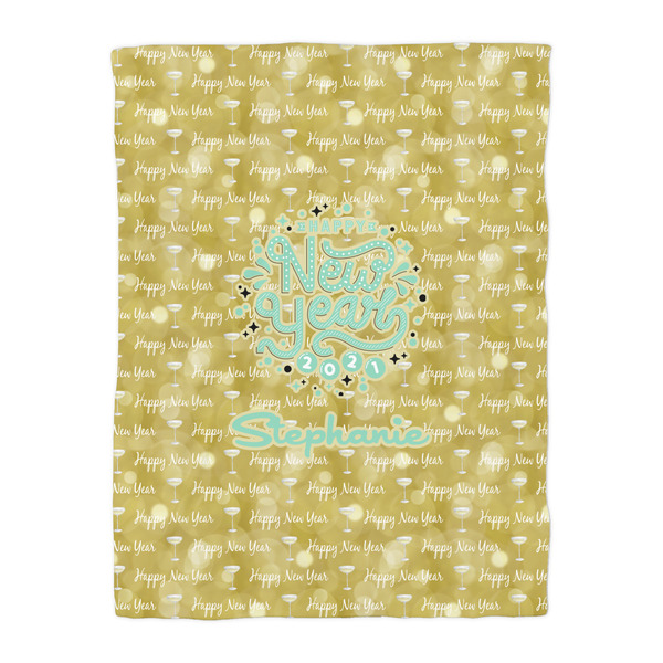 Happy New Year Duvet Cover - Twin - Front