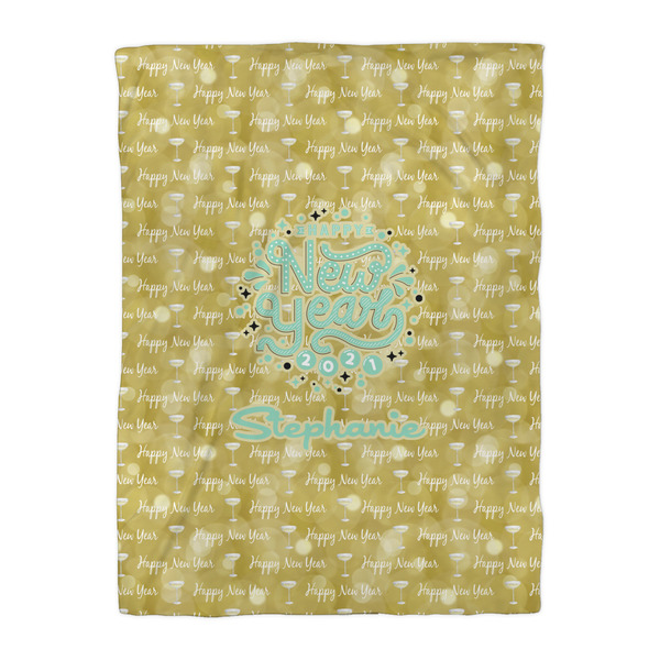 Happy New Year Duvet Cover - Twin XL - Front