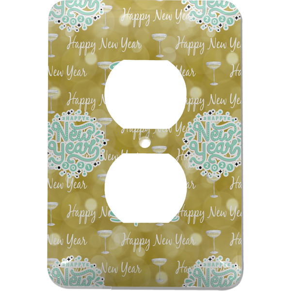 Custom Happy New Year Electric Outlet Plate (Personalized)