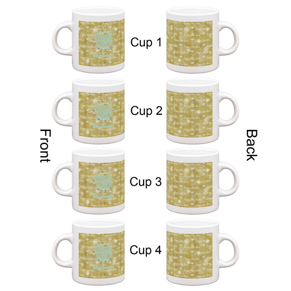 Happy New Year Espresso Cup Set of 4 - Apvl