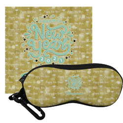 Happy New Year Eyeglass Case & Cloth w/ Name or Text