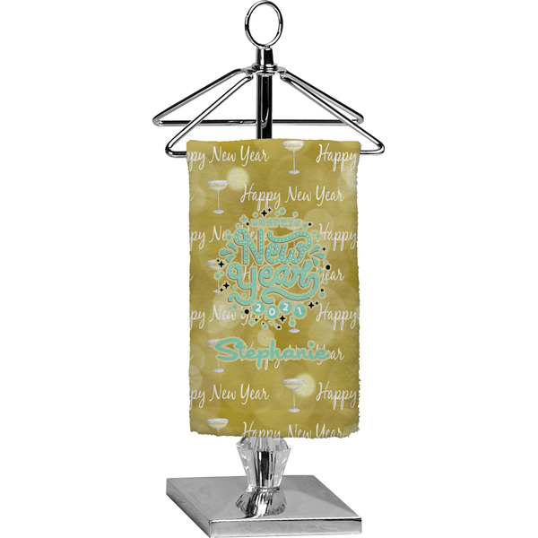 Custom Happy New Year Finger Tip Towel - Full Print w/ Name or Text