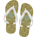Happy New Year Flip Flops - Large w/ Name or Text