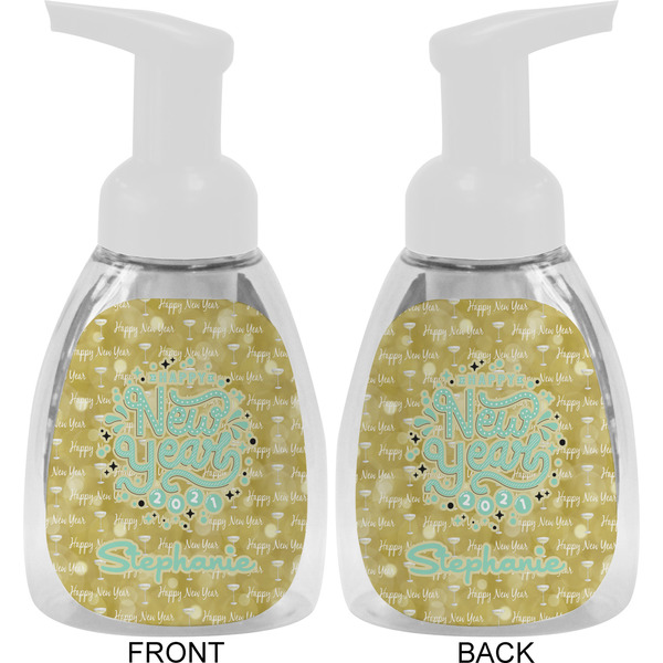 Happy New Year Foam Soap Bottle Approval - White