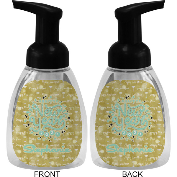 Happy New Year Foam Soap Bottle (Front & Back)