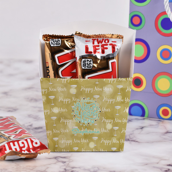 Happy New Year French Fry Favor Box - w/ Treats View