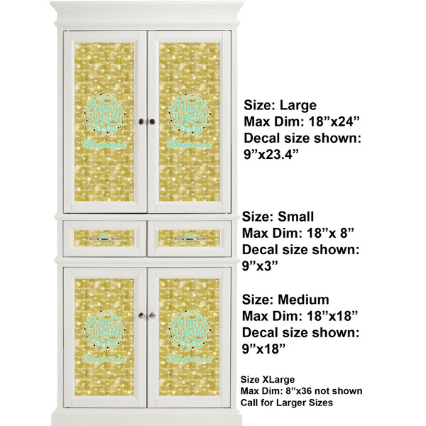 Happy New Year Full Cabinet (Show Sizes)