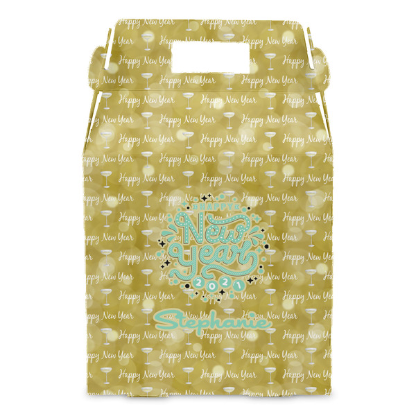 Happy New Year Gable Favor Box - Front