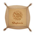 Happy New Year Genuine Leather Dice Tray