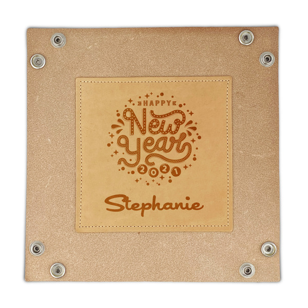 Happy New Year Genuine Leather Valet Trays - FRONT