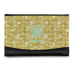 Happy New Year Genuine Leather Women's Wallet - Small (Personalized)