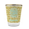 Happy New Year Glass Shot Glass - 1.5 oz - with Gold Rim - Set of 4 (Personalized)