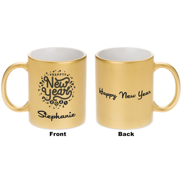 Happy New Year Gold Mug - Apvl