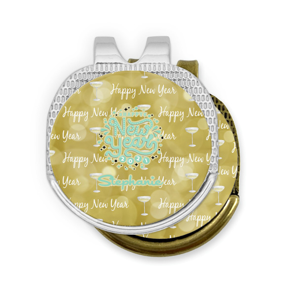 Happy New Year Golf Ball Marker Hat Clip - PARENT/MAIN