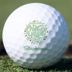 Happy New Year Golf Balls - Non-Branded - Set of 12 (Personalized)