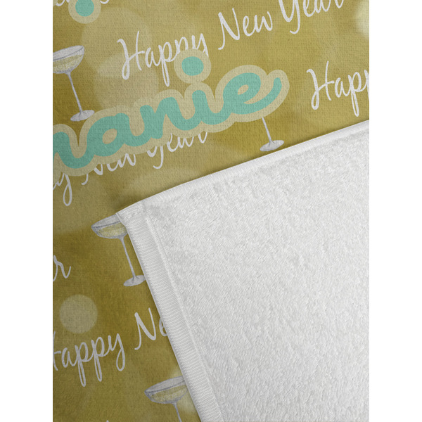 Happy New Year Golf Towel - Detail