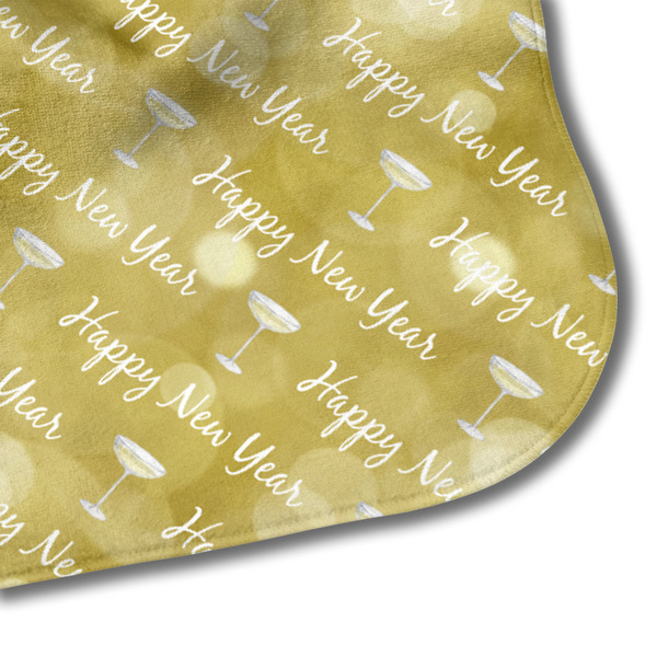 Happy New Year Hooded Baby Towel- Detail Corner