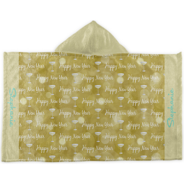 Custom Happy New Year Kids Hooded Towel (Personalized)