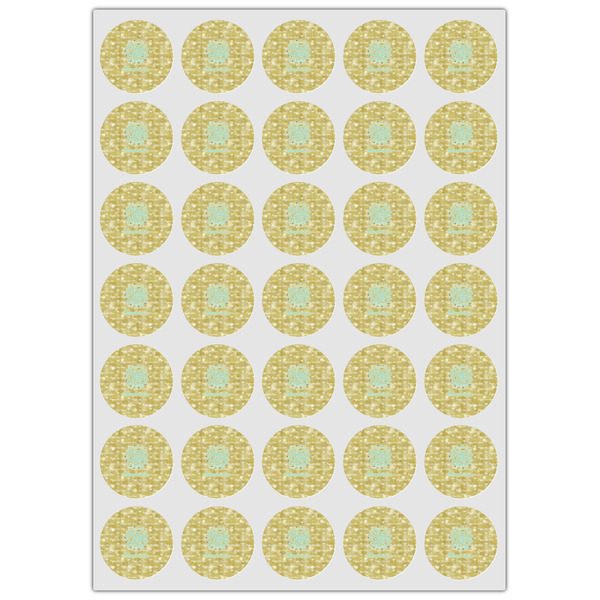 Happy New Year Icing Circle - XSmall - Set of 35