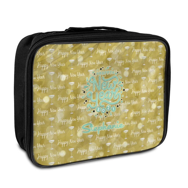 Custom Happy New Year Insulated Lunch Bag w/ Name or Text