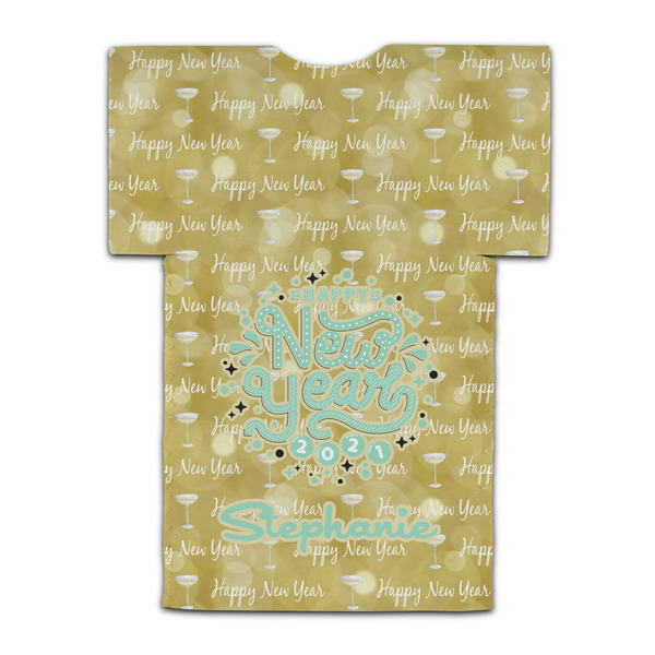 Happy New Year Jersey Bottle Cooler - BACK (flat)