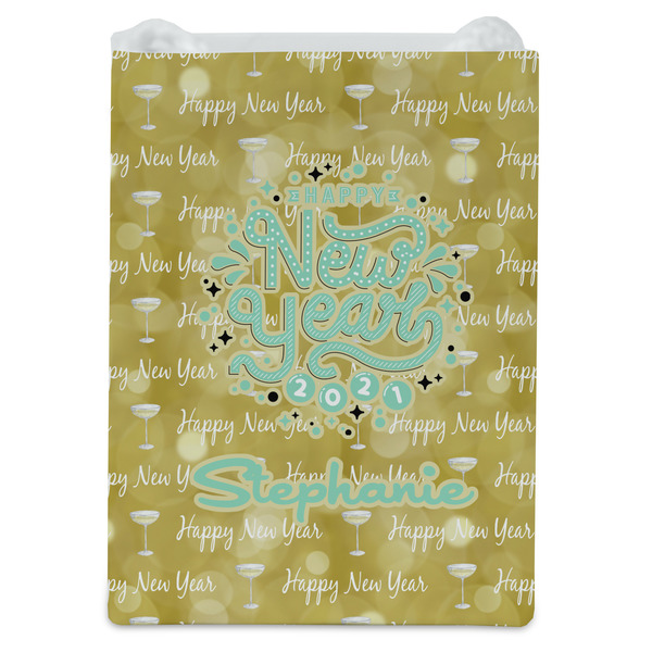 Happy New Year Jewelry Gift Bag - Gloss - Front