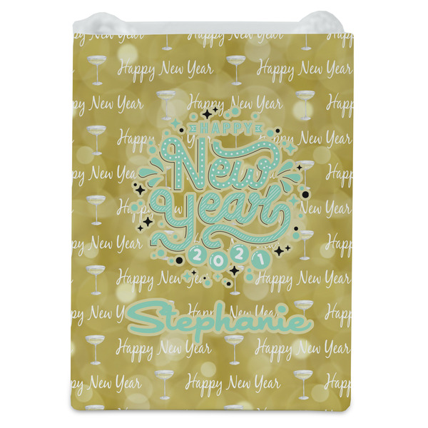 Happy New Year Jewelry Gift Bag - Matte - Front