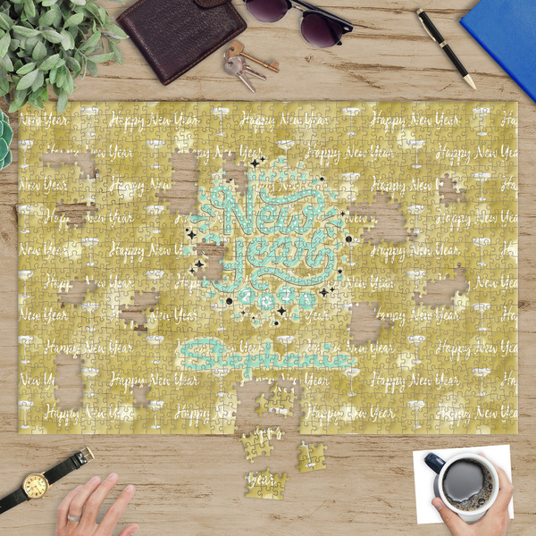 Happy New Year Jigsaw Puzzle 1014 Piece - In Context