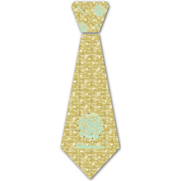 Custom Happy New Year Iron On Tie - 4 Sizes w/ Name or Text