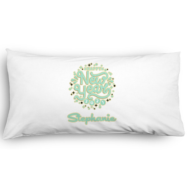 Custom Happy New Year Pillow Case - King - Graphic (Personalized)
