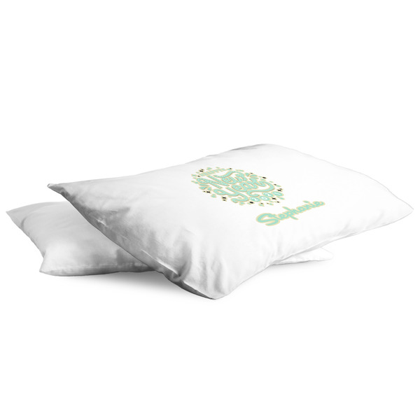 Happy New Year King Pillow Case - TWO (partial print)