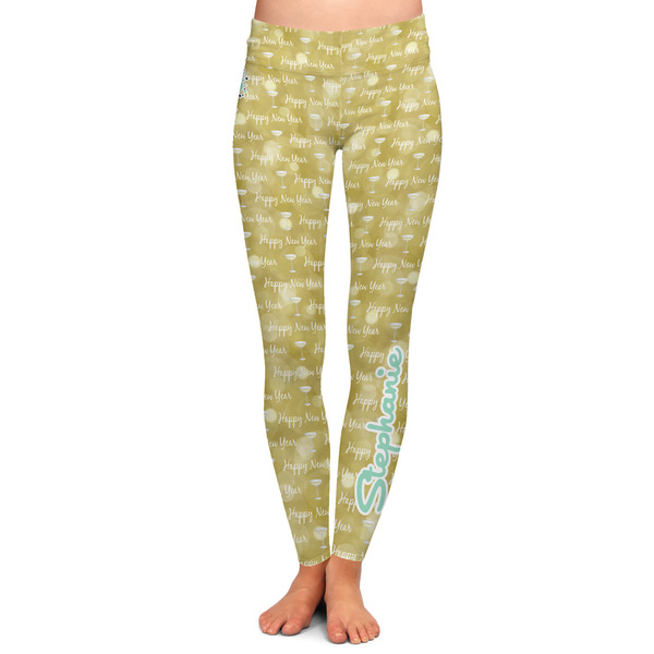 Custom Happy New Year Ladies Leggings - Small (Personalized)