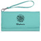 Happy New Year Ladies Wallet - Leather - Teal - Front View