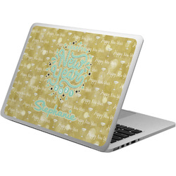 Happy New Year Laptop Skin - Custom Sized w/ Name or Text