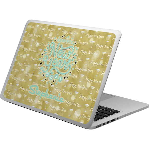 Custom Happy New Year Laptop Skin - Custom Sized w/ Name or Text