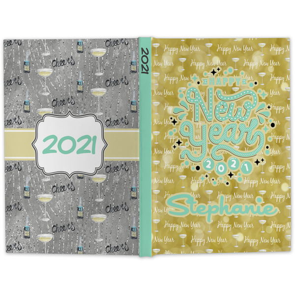 Happy New Year Large Hard Cover Journal - Apvl