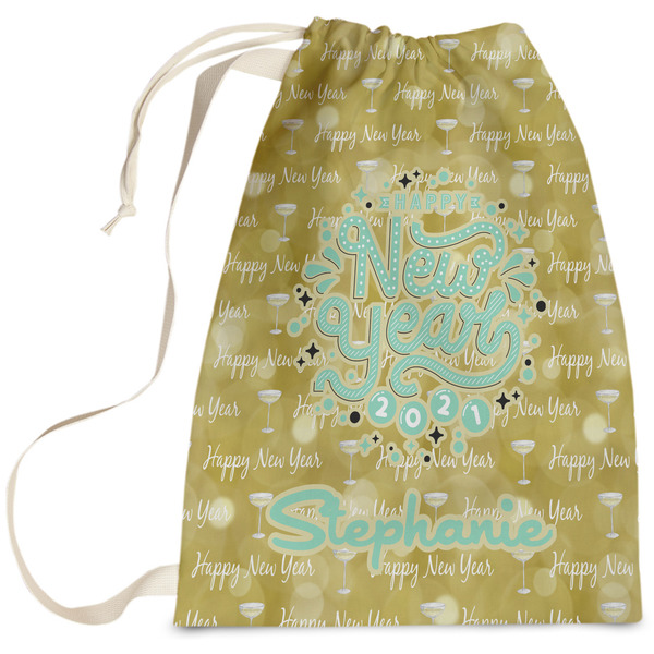 Custom Happy New Year Laundry Bag - Large (Personalized)