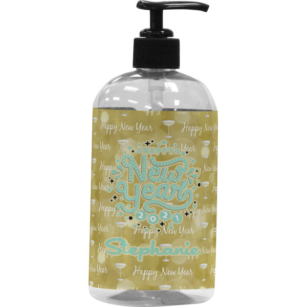 Custom Happy New Year Plastic Soap / Lotion Dispenser (Personalized)