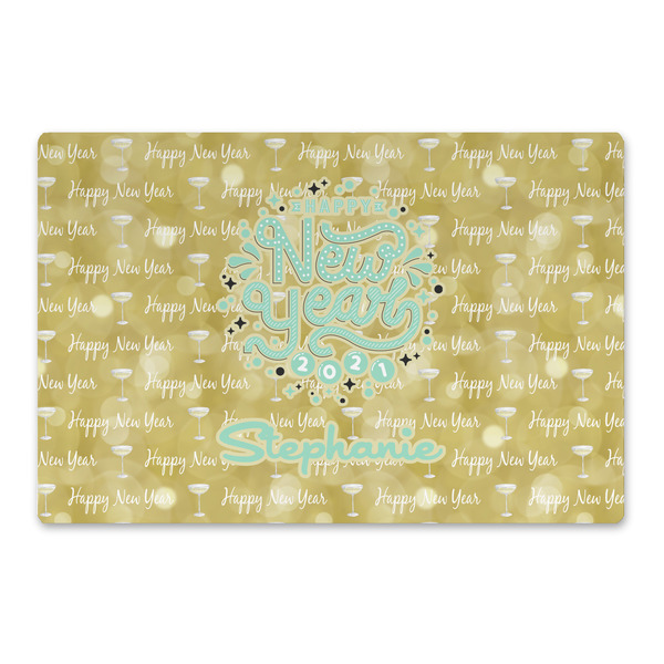 Custom Happy New Year Large Rectangle Car Magnet (Personalized)