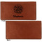 Happy New Year Leather Checkbook Holder Front and Back Single Sided - Apvl