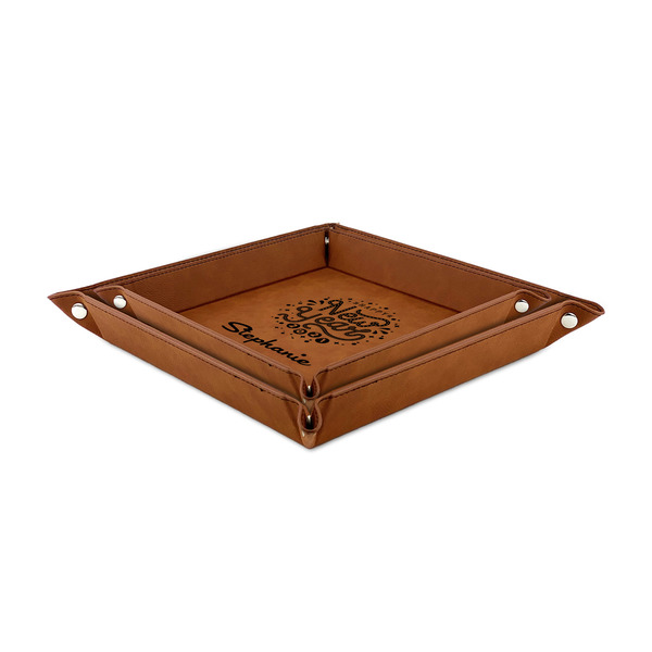 Happy New Year Leather Valet Trays - PARENT MAIN (both trays)