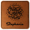 Happy New Year Faux Leather Iron On Patch - Square (Personalized)