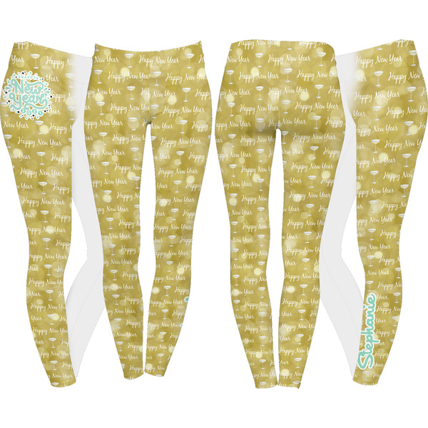 Happy New Year Leggings Turn Around - Apvl